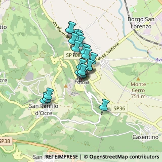 Mappa Via Arco Bonanni, 67020 Fossa AQ, Italia (0.632)