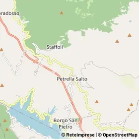 Mappa Petrella Salto