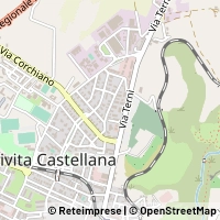 Kaart Civita Castellana
