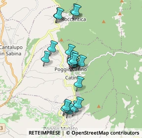 Mappa Via delle Vestali, 02047 Poggio Mirteto RI, Italia (1.538)