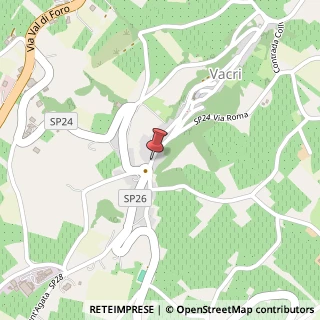Mappa Via Roncole, 1, 66010 Vacri, Chieti (Abruzzo)