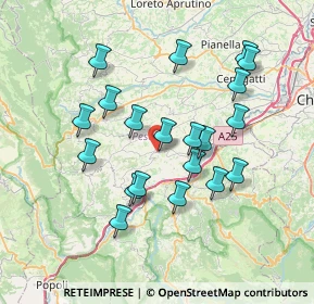 Mappa Via XX Settembre, 65020 Alanno PE, Italia (7.177)