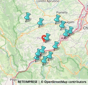 Mappa Via XX Settembre, 65020 Alanno PE, Italia (6.88538)