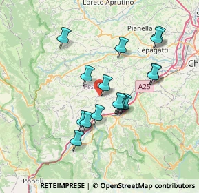 Mappa Via XX Settembre, 65020 Alanno PE, Italia (6.675)