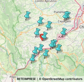 Mappa Via XX Settembre, 65020 Alanno PE, Italia (6.702)