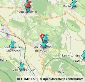 Mappa Strada Provinciale S. Demetrio Villa S. A., 67028 San Demetrio Ne' Vestini AQ, Italia (2.85364)
