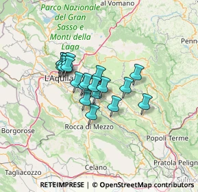 Mappa Strada Provinciale S. Demetrio Villa S. A., 67028 San Demetrio Ne' Vestini AQ, Italia (9.497)
