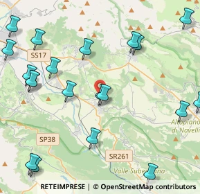 Mappa Strada Provinciale S. Demetrio Villa S. A., 67028 San Demetrio Ne' Vestini AQ, Italia (5.7765)