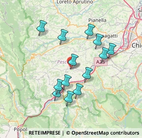 Mappa Viale Roma, 65020 Alanno PE, Italia (6.77077)