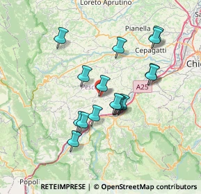 Mappa Viale Roma, 65020 Alanno PE, Italia (6.55375)