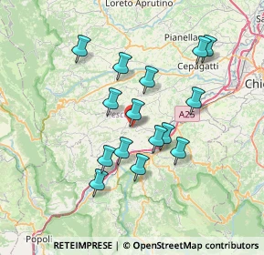 Mappa Viale Roma, 65020 Alanno PE, Italia (6.61933)