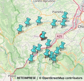 Mappa Viale Roma, 65020 Alanno PE, Italia (6.95889)