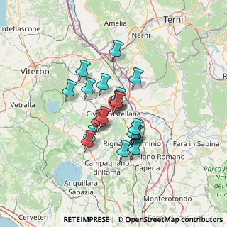 Mappa Via Fratelli Rosselli, 01033 Civita Castellana VT, Italia (10.235)
