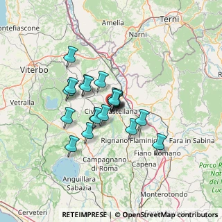 Mappa Via Fratelli Rosselli, 01033 Civita Castellana VT, Italia (9.796)