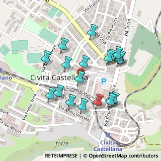 Mappa Via Fratelli Rosselli, 01033 Civita Castellana VT, Italia (0.231)