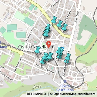 Mappa Via Fratelli Rosselli, 01033 Civita Castellana VT, Italia (0.195)