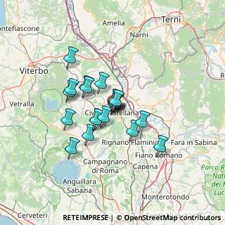 Mappa Viale Repubblica Str.Prov SS311 KM 16, 01033 Civita Castellana VT, Italia (9.8805)