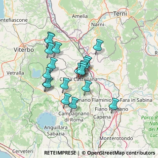 Mappa Viale Repubblica Str.Prov SS311 KM 16, 01033 Civita Castellana VT, Italia (11.565)