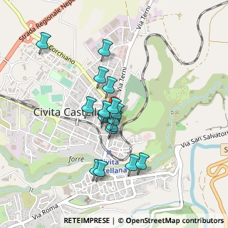 Mappa Viale Repubblica Str.Prov SS311 KM 16, 01033 Civita Castellana VT, Italia (0.36941)