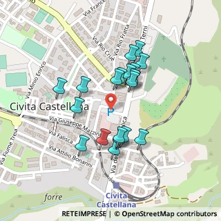 Mappa Via Mazzini, 01033 Civita Castellana VT, Italia (0.197)