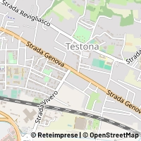 Mapa Moncalieri
