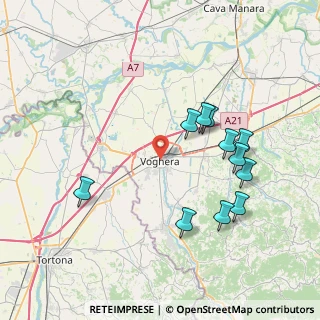 Mappa Via Severino Grattoni, 27058 Voghera PV, Italia (7.82727)