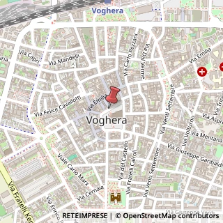 Mappa Piazza Duomo, 53, 27058 Voghera, Pavia (Lombardia)