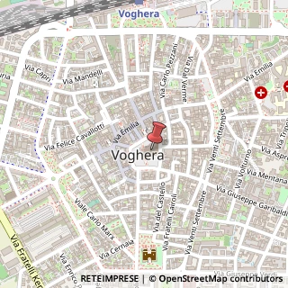 Mappa Piazza Duomo, 92, 27058 Voghera, Pavia (Lombardia)