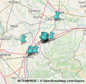 Mappa Via Vittorio Veneto, 27054 Voghera PV, Italia (6.36125)