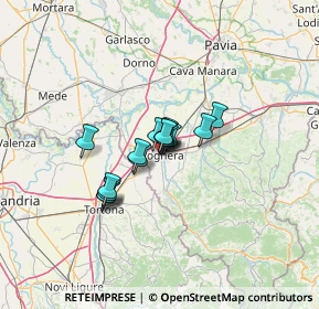 Mappa Via Vittorio Veneto, 27054 Voghera PV, Italia (7.486)