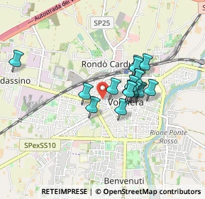 Mappa Via Vittorio Veneto, 27054 Voghera PV, Italia (0.63625)