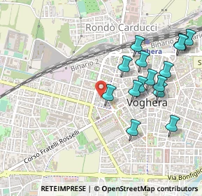 Mappa Via Vittorio Veneto, 27054 Voghera PV, Italia (0.528)