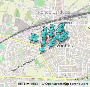 Mappa Via Vittorio Veneto, 27054 Voghera PV, Italia (0.2375)