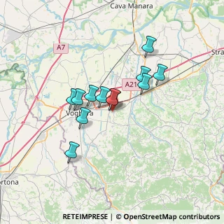 Mappa Via Emilia, 27054 Montebello della Battaglia PV, Italia (5.27833)