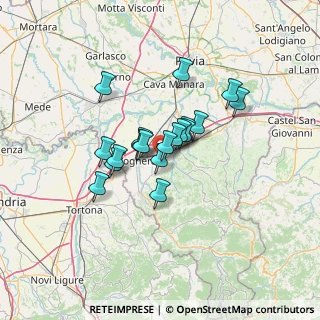 Mappa Via Emilia, 27054 Montebello della Battaglia PV, Italia (9.31684)