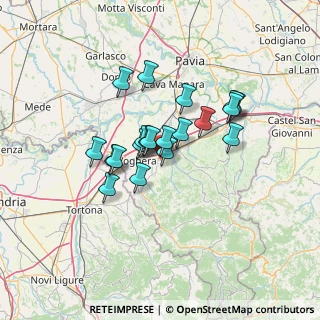 Mappa Via Emilia, 27054 Montebello della Battaglia PV, Italia (10.075)