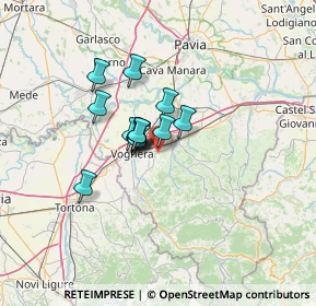 Mappa Via Emilia, 27054 Montebello della Battaglia PV, Italia (7.96857)