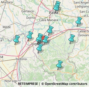 Mappa Via Emilia, 27054 Montebello della Battaglia PV, Italia (14.0175)
