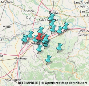 Mappa Via Emilia, 27054 Montebello della Battaglia PV, Italia (9.318)