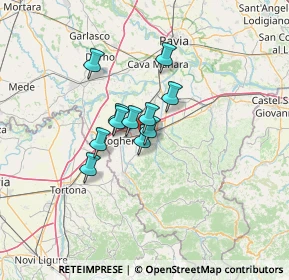 Mappa Via Emilia, 27054 Montebello della Battaglia PV, Italia (8.27909)