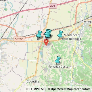 Mappa Via Emilia, 27054 Montebello della Battaglia PV, Italia (0.93182)