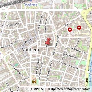 Mappa Via Galileo Galilei, 23, 27058 Voghera, Pavia (Lombardia)