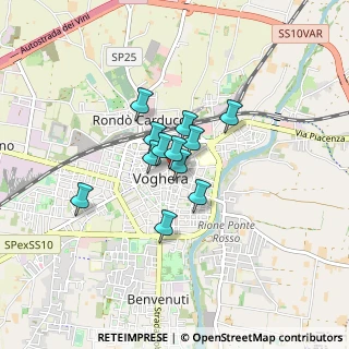 Mappa Via Galileo Galilei, 27058 Voghera PV, Italia (0.51083)
