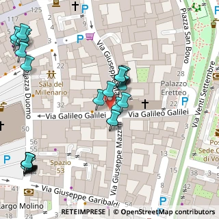 Mappa Via Galileo Galilei, 27058 Voghera PV, Italia (0.05714)