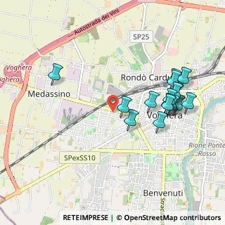 Mappa Via Ferrovieri, 27058 Voghera PV, Italia (1.01813)
