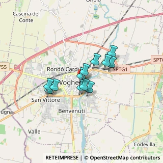 Mappa Via Aspromonte, 27058 Voghera PV, Italia (1.15917)