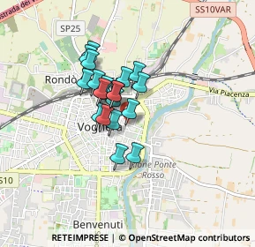 Mappa Via Volturno, 27050 Voghera PV, Italia (0.565)