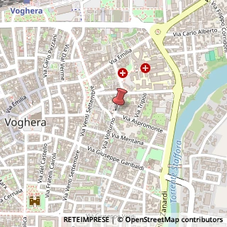 Mappa Via Volturno, 32 bis, 27058 Voghera, Pavia (Lombardia)