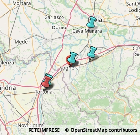 Mappa Via Volturno, 27050 Voghera PV, Italia (10.36636)