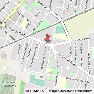 Mappa Via Giuseppe Giusti,  67, 10042 Nichelino, Torino (Piemonte)